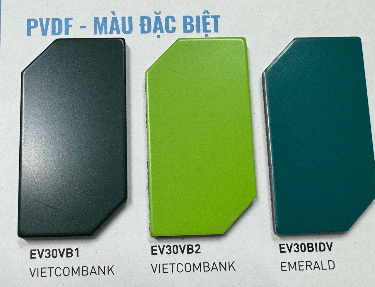Catalogue Alcorest 2026: PVDF EV30VB1 VIETCOMBANK, EV30VB2 VIETCOMBANK, EV30BIDV EMERALD